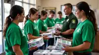 weber Co. 4-H Delivers Care Kits to Officers
